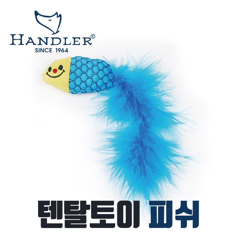 [강아지장난감] 핸들러 덴탈 피쉬