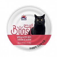 [고양이간식] 옵티원 부스트 닭,연어 160g (24개입)